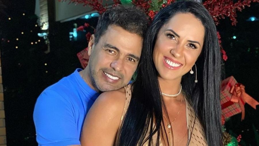 O casal Graciele Lacerda e Zezé Di Camargo - Reprodução/Instagram