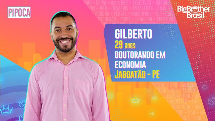 Gilberto no BBB 21 - Divulgação - Divulgação