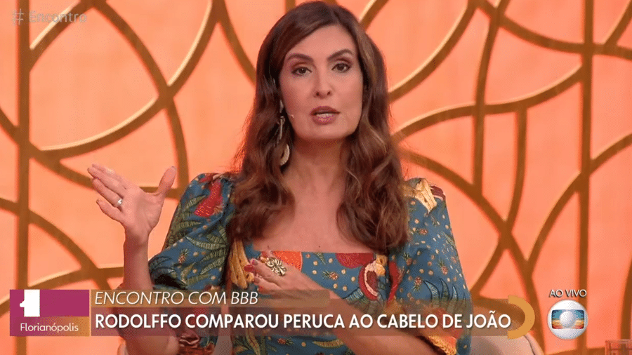 Fátima aborda racismo no "BBB 21" durante o "Encontro com Fátima Bernardes" - Reprodução/Globoplay