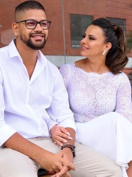 Guilherme Militão e Viviane Araújo casaram na última quinta-feira (13) - Reprodução/Instagram @araujovivianne