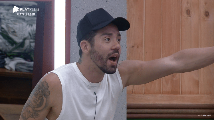 A Fazenda 2021: Rico Melquiades conversa com Gui Araujo no quarto - Reprodução/RecordTV - Reprodução/RecordTV