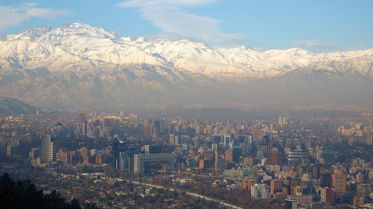 Vista de Santiago do Chile Vista de Santiago do Chile
