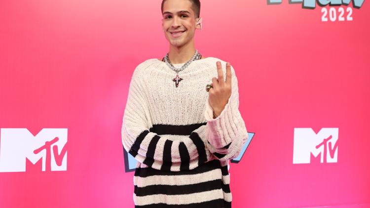Joao Gilherme en la alfombra rosa de los MTV Miaw 2022 - Lucas Ramos/Brazil News - Lucas Ramos/Brazil News