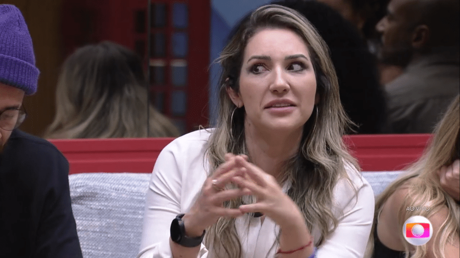 BBB 23: Amanda recebe conselho de Tadeu após não receber nenhuma plaquinha no Jogo da Discórdia - Reprodução/Globoplay