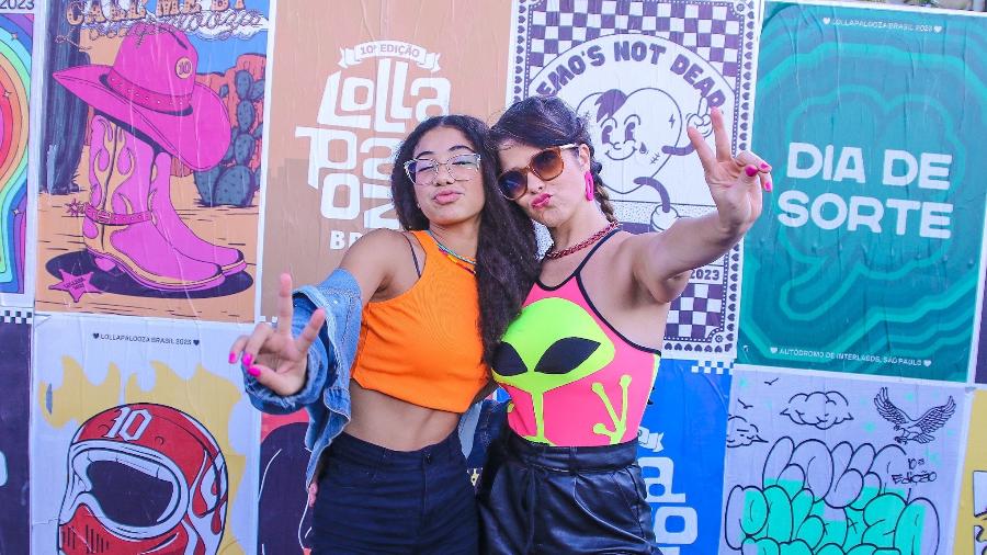 Samara Felippo e filha chegam para curtir o primeiro dia de Lollapalooza 2023 - Thiago Duran/BrazilNews 