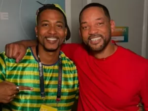 Sósia conhece Will Smith no Rock in Rio: 'Parece ser sonho, mas é real'