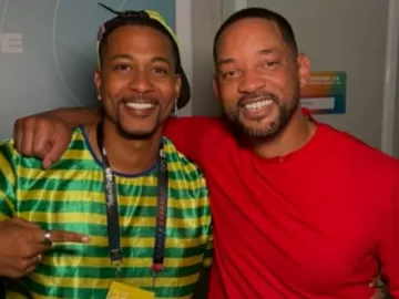 Sósia conhece Will Smith no Rock in Rio: 'Parece ser sonho, mas é real'