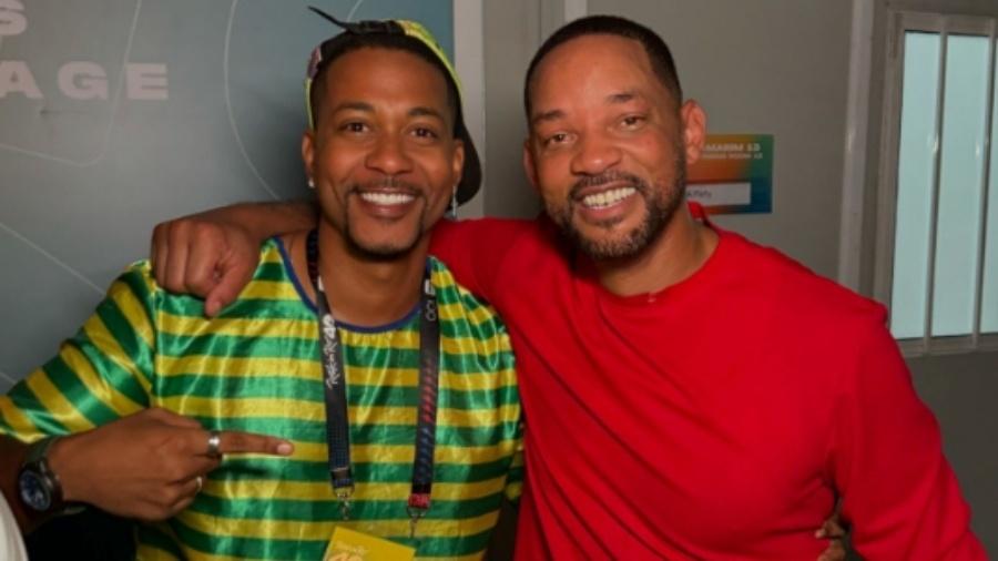 Sósia brasileiro encontra Will Smith no Rock in Rio - Reprodução/Instagram