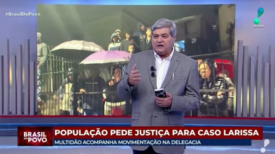 Datena reclama de corte em entrevista do Brasil do Povo - Divulgação/RedeTV!