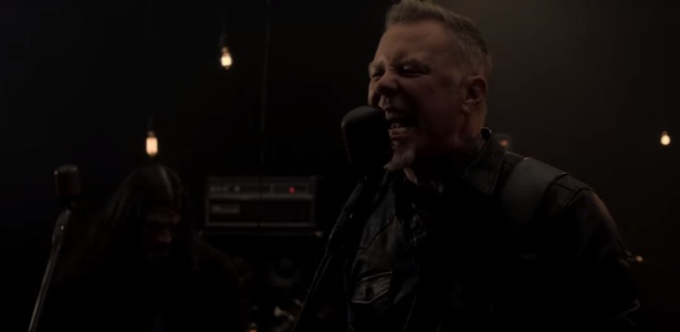 Cena do clipe "Moth Into Flame", do Metallica, do novo disco "Hardwired... to Self-Destruct" - Reprodução