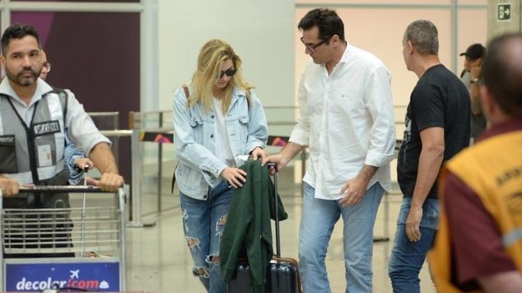 Sasha chega ao Rio e encontra o pai, Luciano Szafir - Vinicius Marinho /Brazil News - Vinicius Marinho /Brazil News