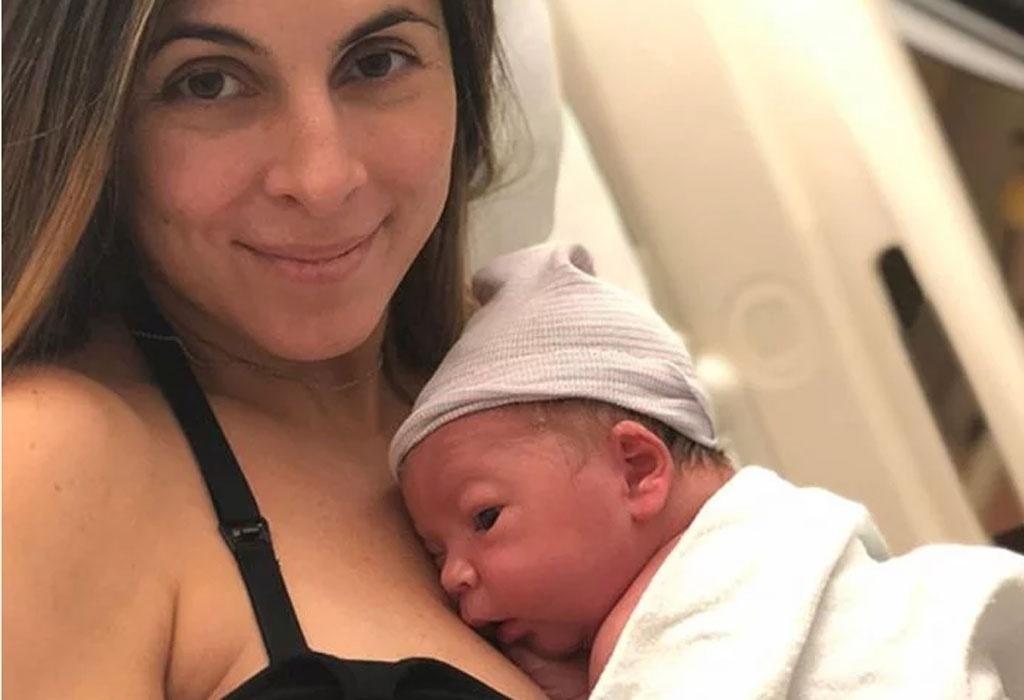 Jamie-Lynn Sigler com o filho Jack Adam - Reprodução