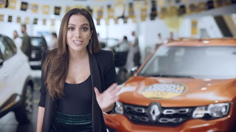Anitta em propaganda da Renault - Divulgação - Divulgação