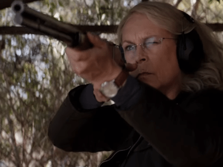 Jamie Lee Curtis em trailer de "Halloween" - Reprodução