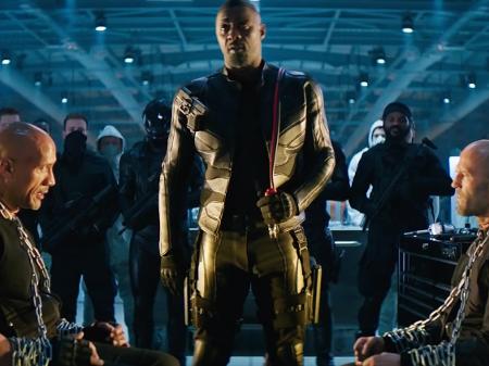 Cena do trailer de "Hobbs and Shaw" - Reprodução/Twitter