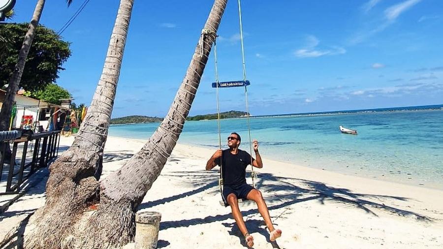 Danniel Oliveira se "quarentenou" com uma turma em uma luxuosa ilha da Tailândia - Reprodução/Instagram
