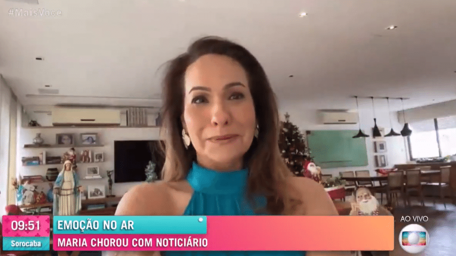 Maria Beltrão participou do programa "Mais Você" - Reprodução/TV Globo