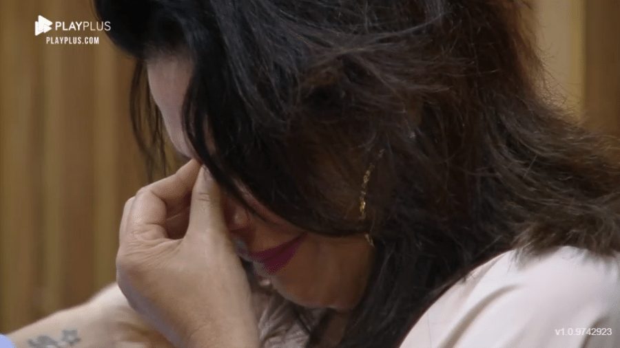 A Fazenda 2021: Solange chora com saudades da filha - Reprodução/PlayPlus
