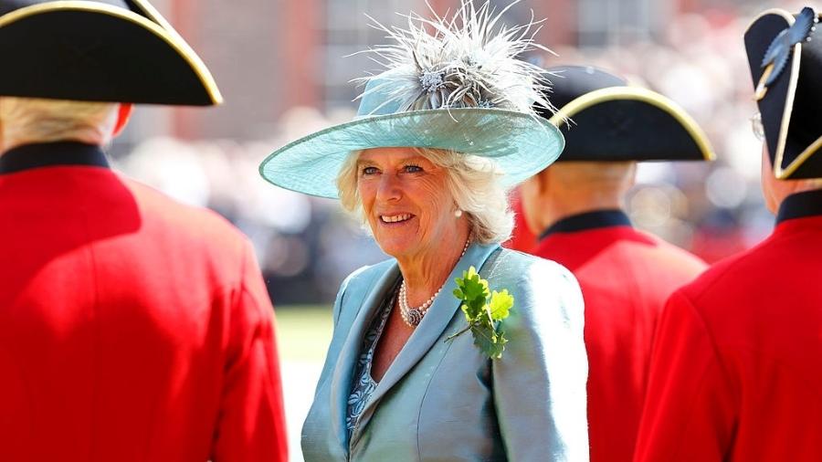 A rainha-consorte Camilla se indispôs com travessura dos netos postiços - Getty Images