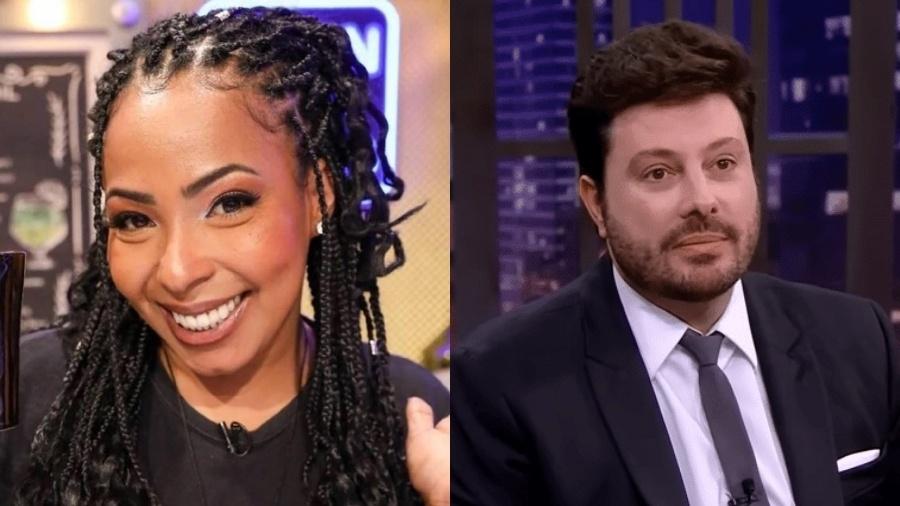 Juliana Oliveira e Danilo Gentili trabalharam juntos por 11 anos - Reprodução/Instagram
