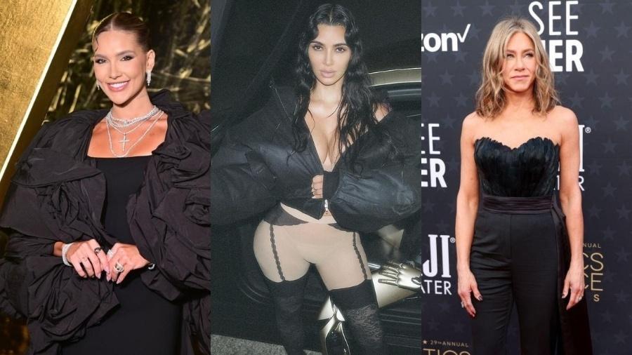 Virginia Fonseca, Kim Kardashian e Jennifer Aniston - AgNews / Reprodução do Instagram / Getty Images