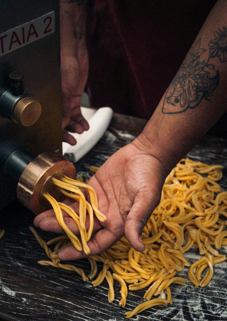 Produção de massa no La Cura Produção de massa no La Cura