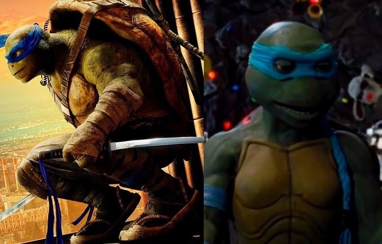 Versão feminina de "As Tartarugas Ninja" - Montagem