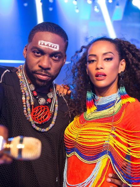 Lázaro Ramos e Taís Araújo como Mister Brau e Michele - Caiuá Franco/Divulgação/TV Globo - Caiuá Franco/Divulgação/TV Globo