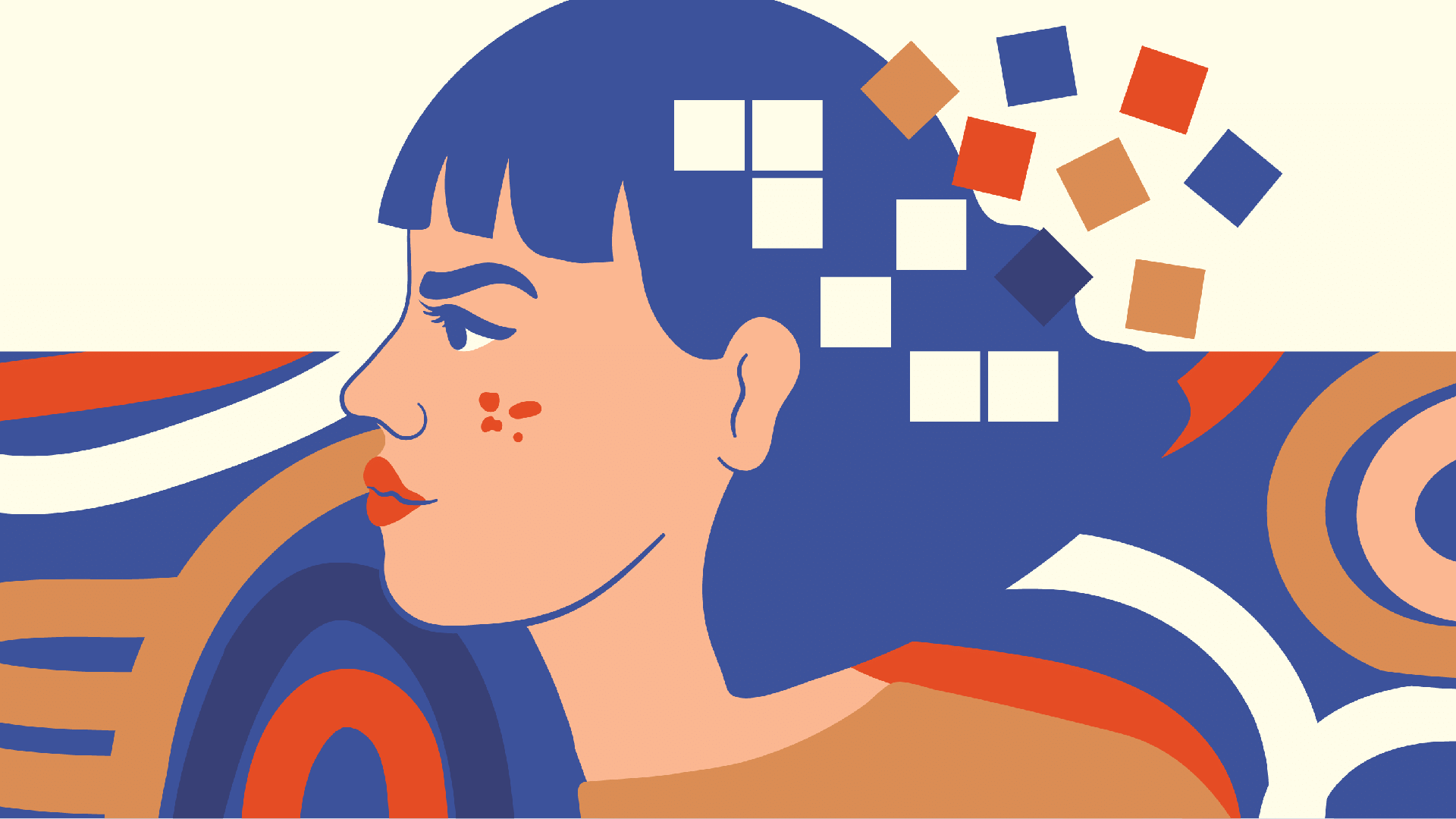 Ilustração para reportagem de VivaBem sobre os sinais da ansiedade - Camila Rosa/VivaBem