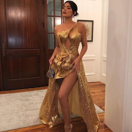 Kylie Jenner mostra vestido que usou no casamento de Justin Bieber - Reprodução/Instagram