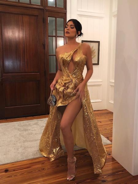 Kylie Jenner mostra vestido que usou no casamento de Justin Bieber - Reprodução/Instagram