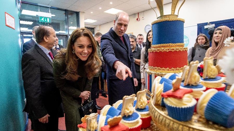 Príncipe William e Kate Middleton em primeiro evento oficial do ano - Charlotte Graham / AFP