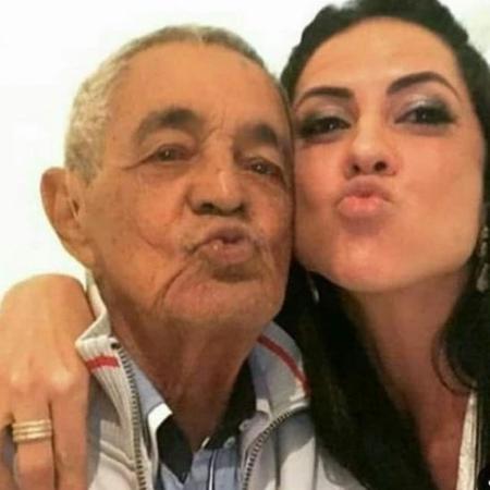 Graciele Lacerda e o sogro, Francisco - Reprodução/Instagram