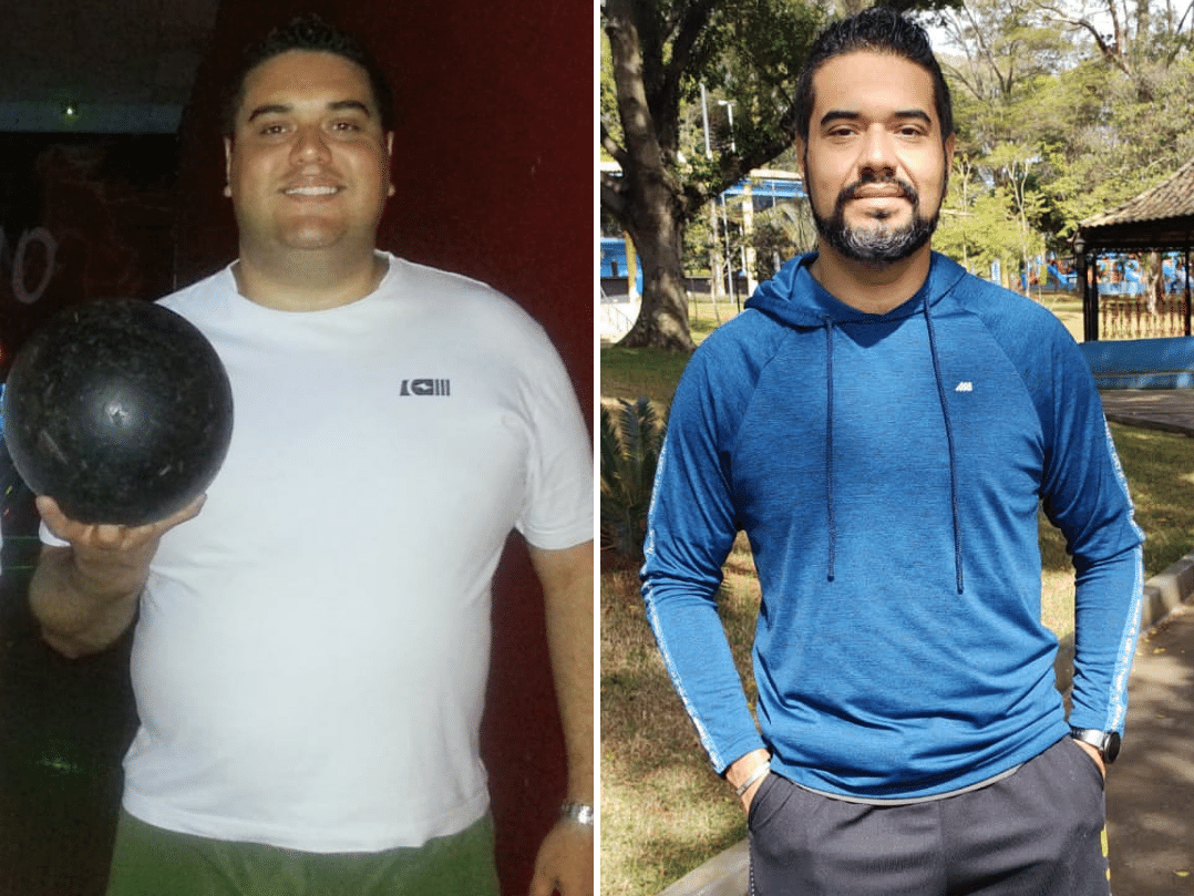 'Mudei hábitos e perdi 26 kg após levar susto e ser internado com covid'