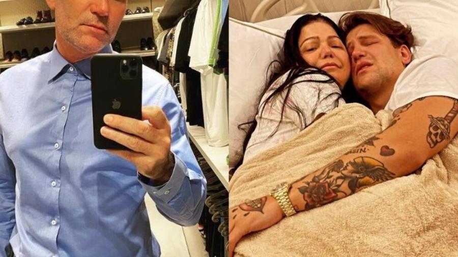 Marcio Pôncio mostra Saulo e Simone no hospital - Reprodução/Instagram