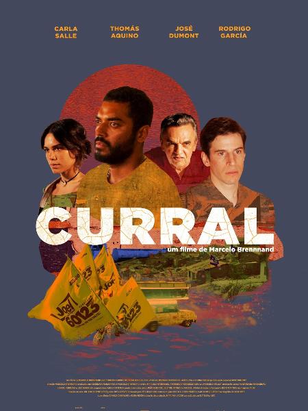 Cartaz de "Curral"; filme deve chegar às plataformas de streaming até o final do primeiro semestre de 2022 - Divulgação