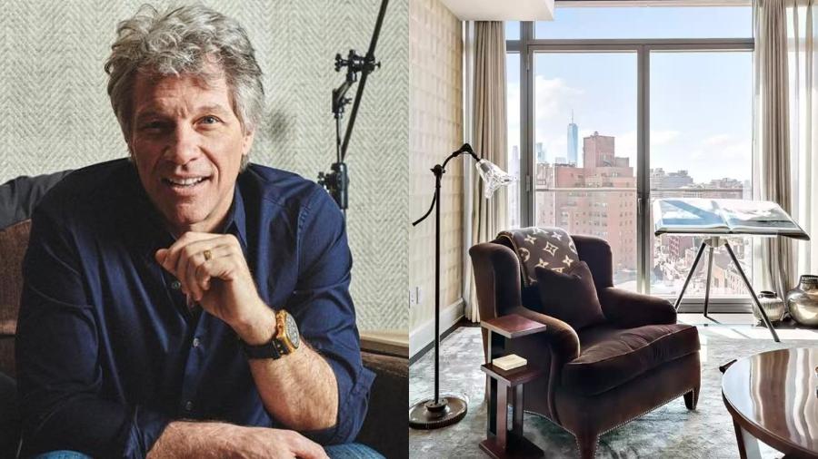 Jon Bon Jovi coloca a apartamento de luxo à venda em NY - Reprodução/Divulgação