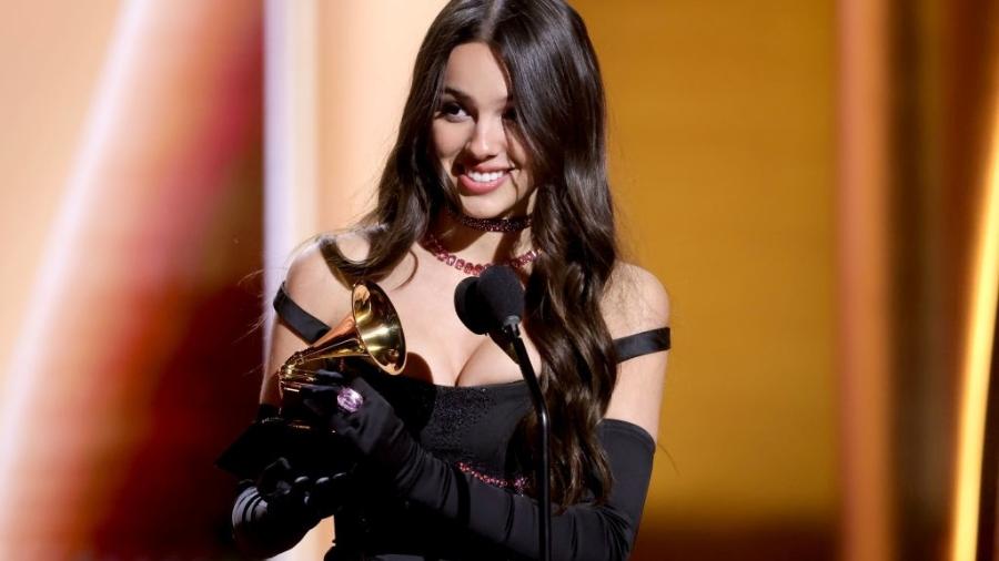 Olivia Rodrigo venceu o Grammy 2022 de Revelação do Ano - Getty