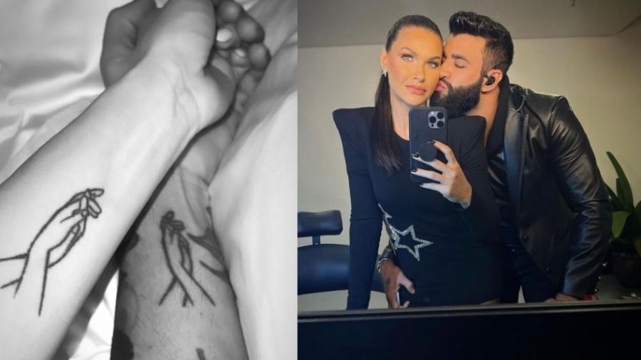 Andressa Suita mostra sua nova tatuagem igual a do marido Gusttavo Lima - Reprodução/Instagram