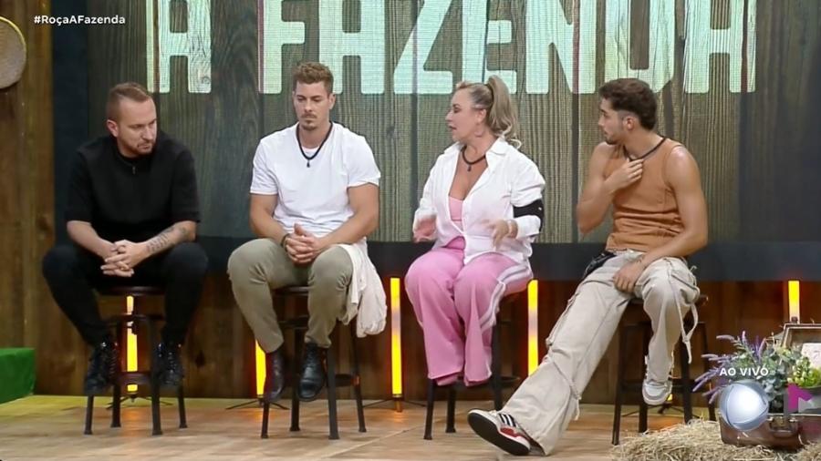 A Fazenda 16: Zé Love, Sacha, Flor e Gui estão na sétima roça