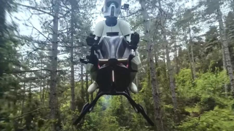 Volonaut Airbike traz propulsão a jato; detalhes técnicos ainda não foram divulgados Volonaut Airbike traz propulsão a jato; detalhes técnicos ainda não foram divulgados