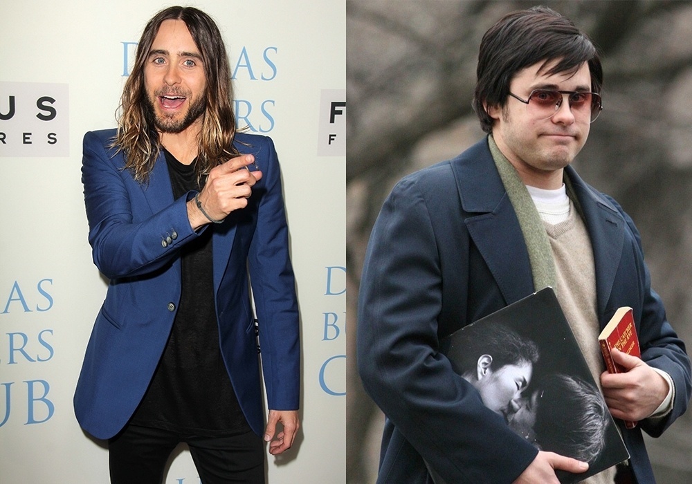 Montagem com Jared Leto em "Capítulo 27 - O Assassinato de John Lennon" (2008) - s_bukley/Shutterstock/Divulgação