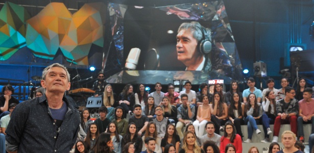 Serginho Groisman apresentou no "Altas Horas" sua porção cantor - Reinaldo Marques/TV Globo - Reinaldo Marques/TV Globo