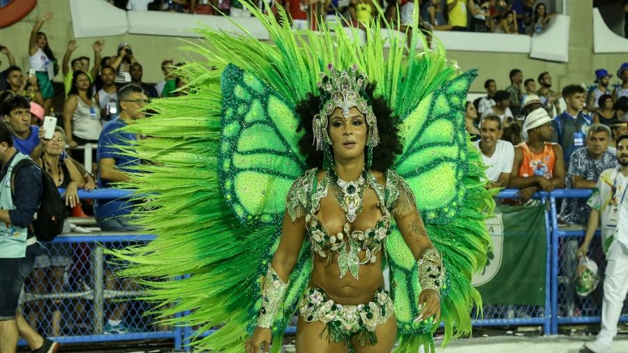 Milena Nogueira, rainha de bateria da Império Serrano - Roberto Filho/Brazil News