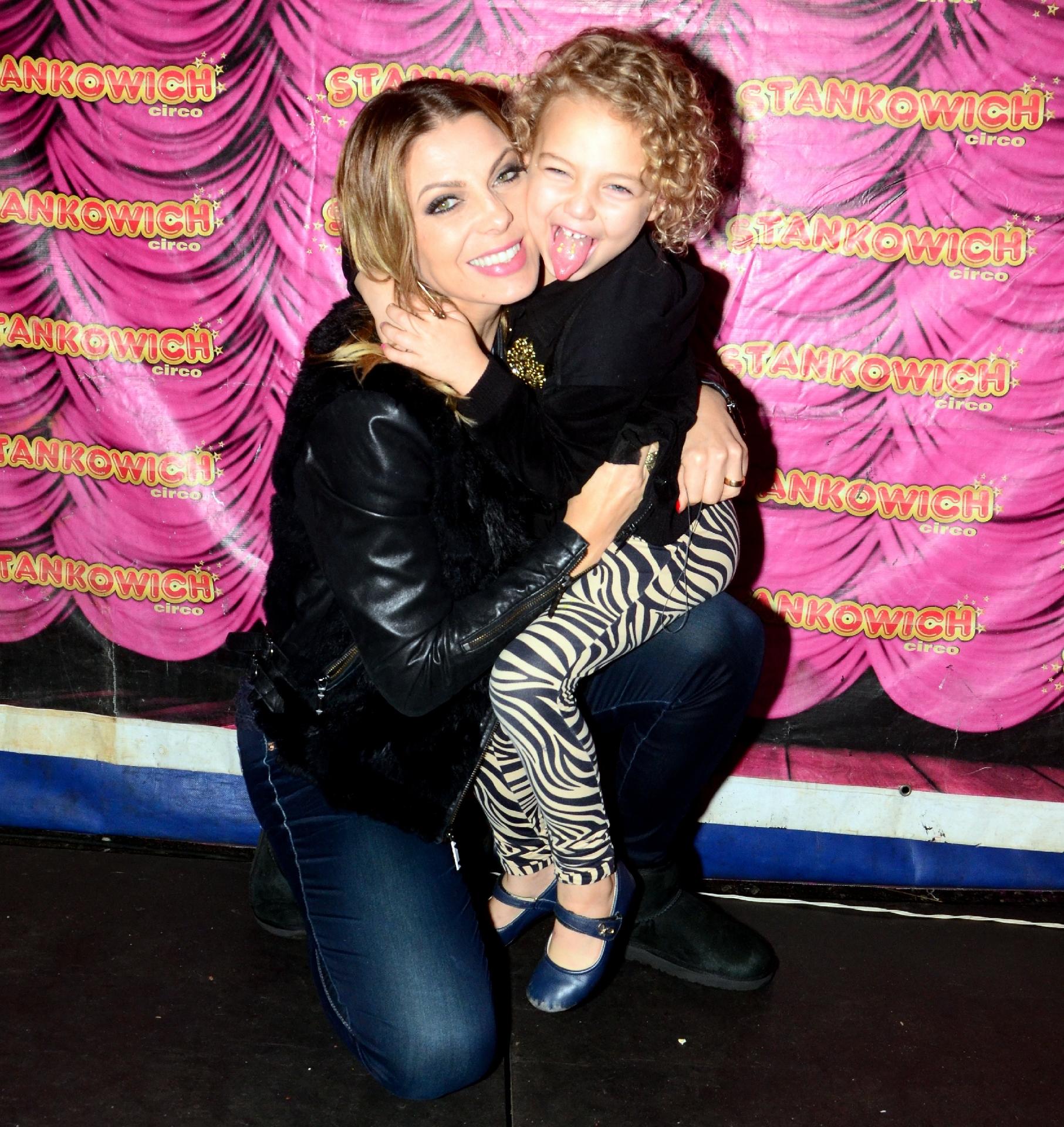Brenda, filha de Sheila Mello e Fernando Scherer, no Circo Stankowich no Belenzinho em São Paulo - Eduardo Martins/AgNews
