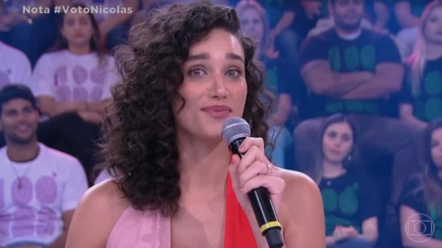 Débora Nascimento fala sobre gravidez no "Domingão do Faustão" - Reprodução/TV Globo