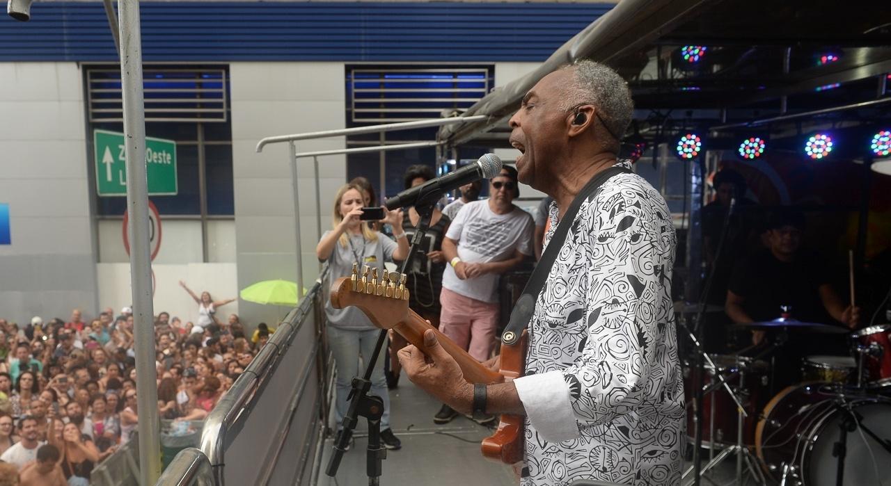Gilberto Gil no Bar Brahma em SP - Francisco Cepeda/AgNews