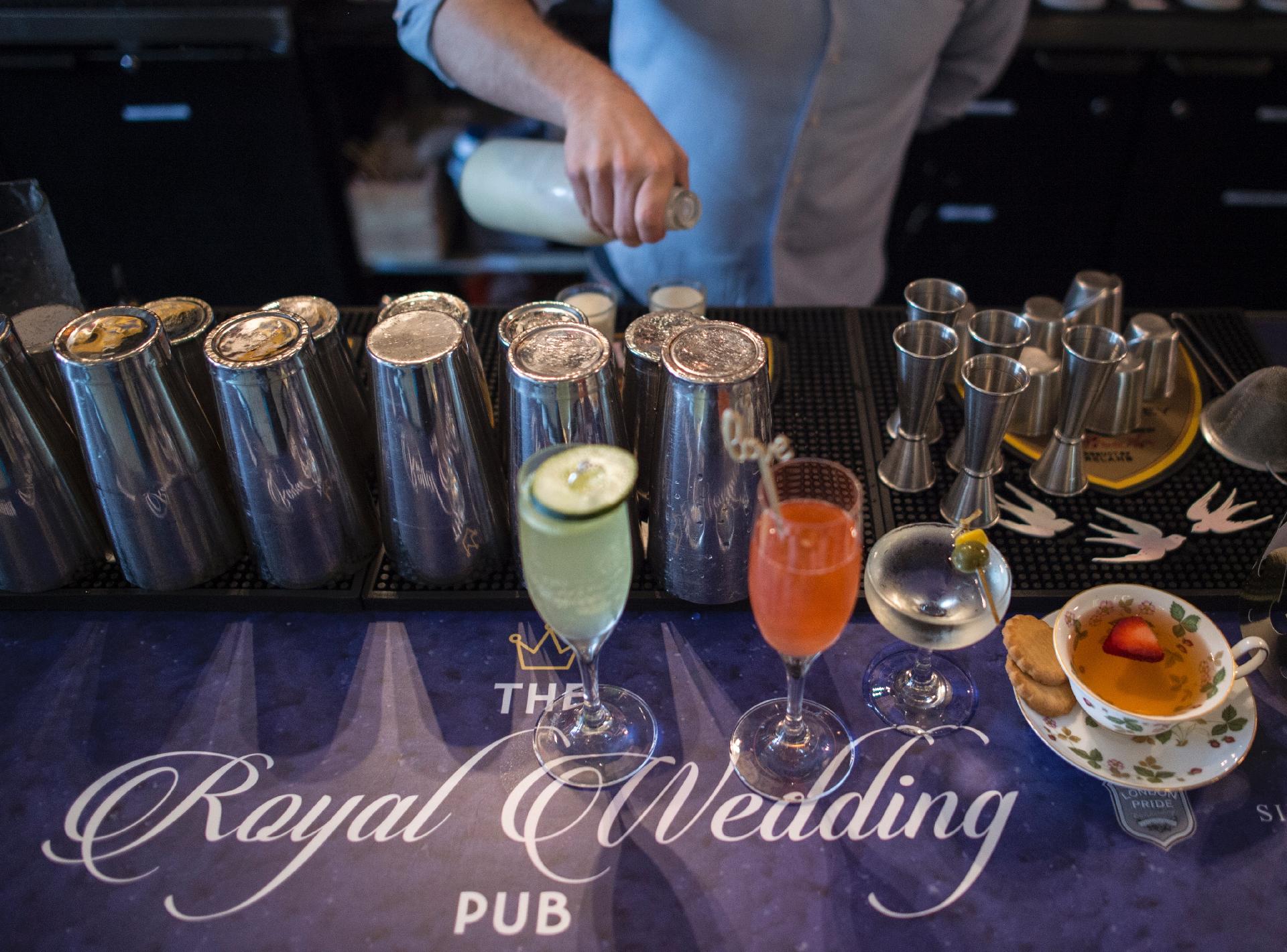 Casamento real: Conheça o pop-up bar em Washington inspirado pela data - AFP