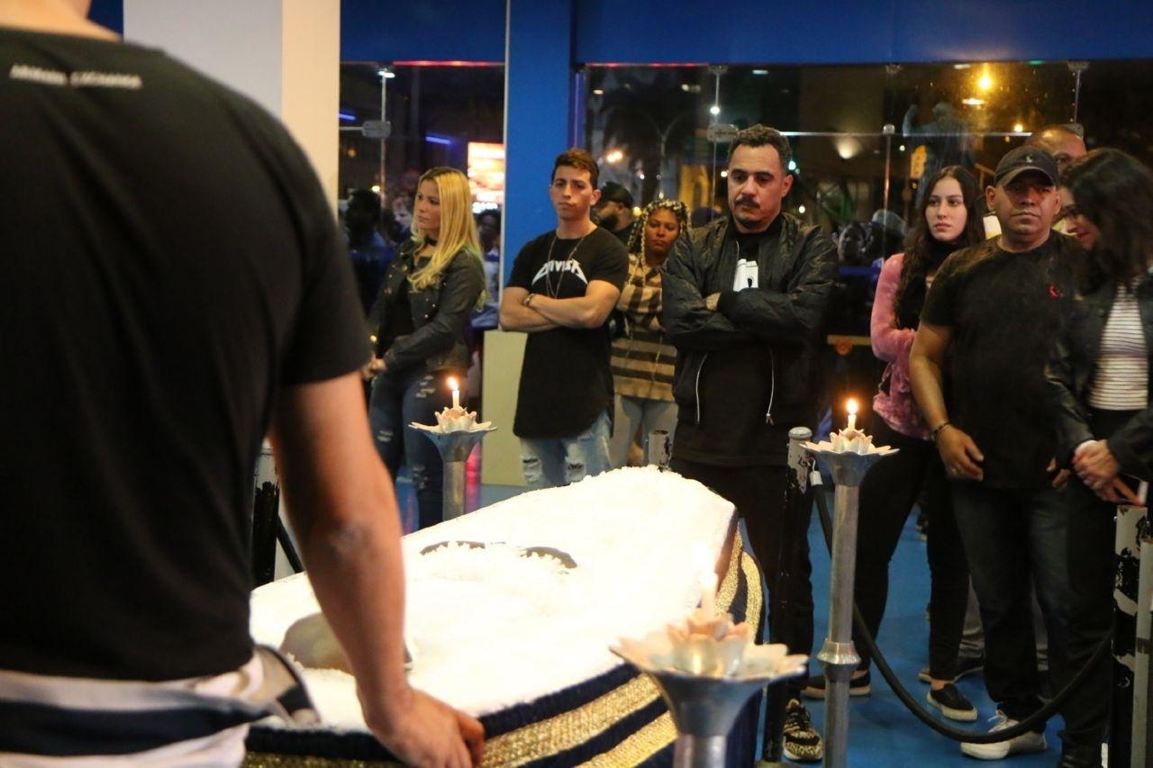 Velório do funkeiro Mr. Catra no Rio de Janeiro - Daniel Pinheiro /AgNews