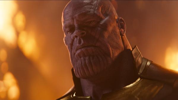 Thanos em cena de "Vingadores: Guerra Infinita"